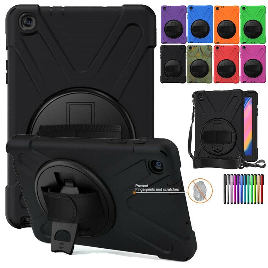 Fr Samsung Galaxy Tab A inch 2019 W/S Pen SM-P205 P200 Shockproof  Military Rubber Hard Case Cover