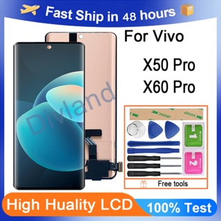 100% Test Original For Vivo X80 Lcd Display Amoled X80 Screen