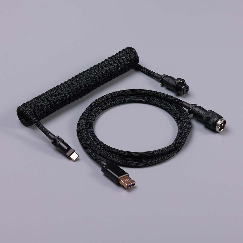 KBDFANS GP HANDMADE Cable CUSTOM MECHANICAL KEYBOARD USB-C CABLE 2.0 ...