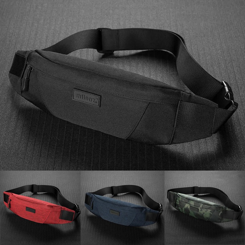 Running waist bag for Men's and Women's small chest bag camouflage belt ...