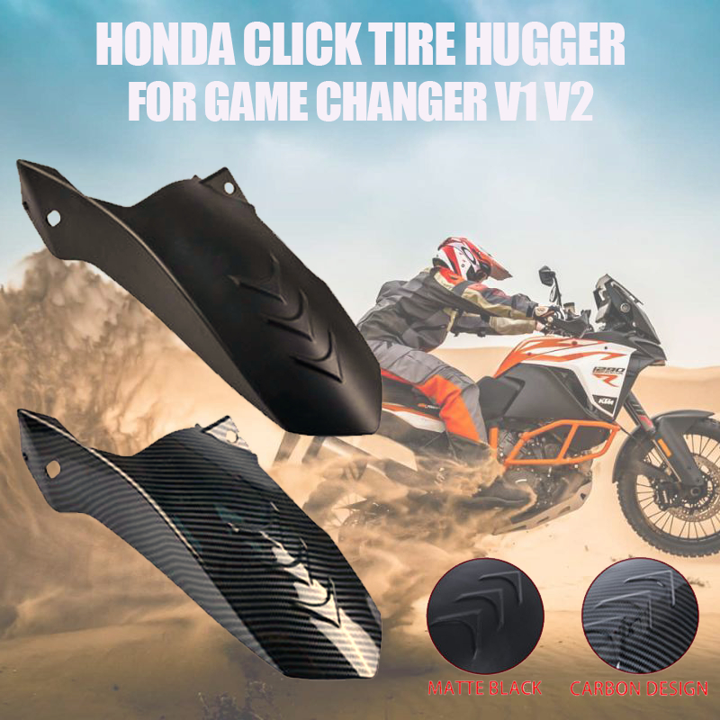 Tire Hugger Honda Click 125i V3 V2 120 150 Black Mud Guard Honda Click ...