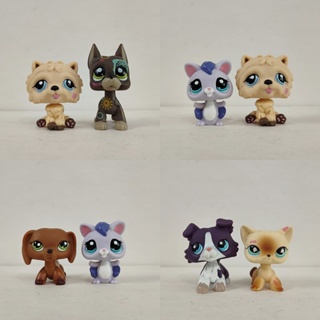 2Pcs/set littlest pet shop toys lps bobble head toys all random send from  cats