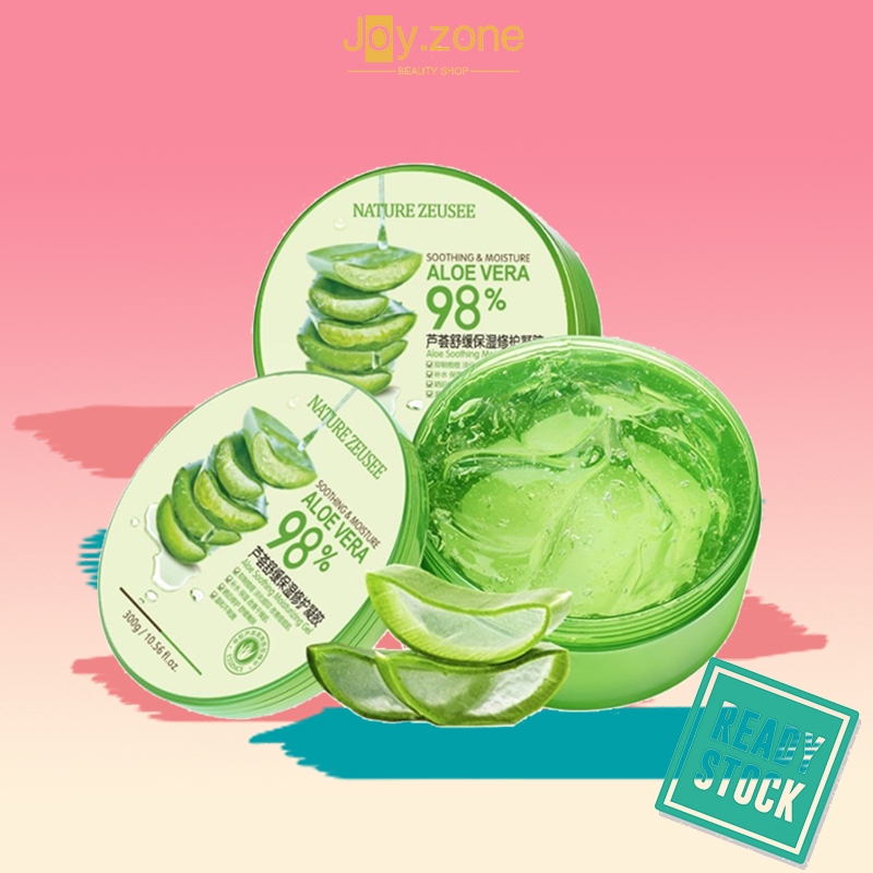 SIMU Aloe Vera Gel 300g Hydration Lightens acne scars and scars Repair