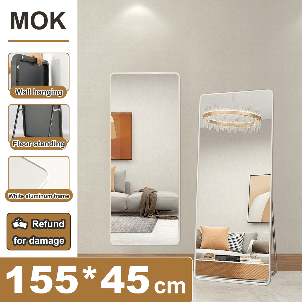 MOK Body Mirror Stand Mirror 165*50CM Mirror Full Body FloorToCeiling