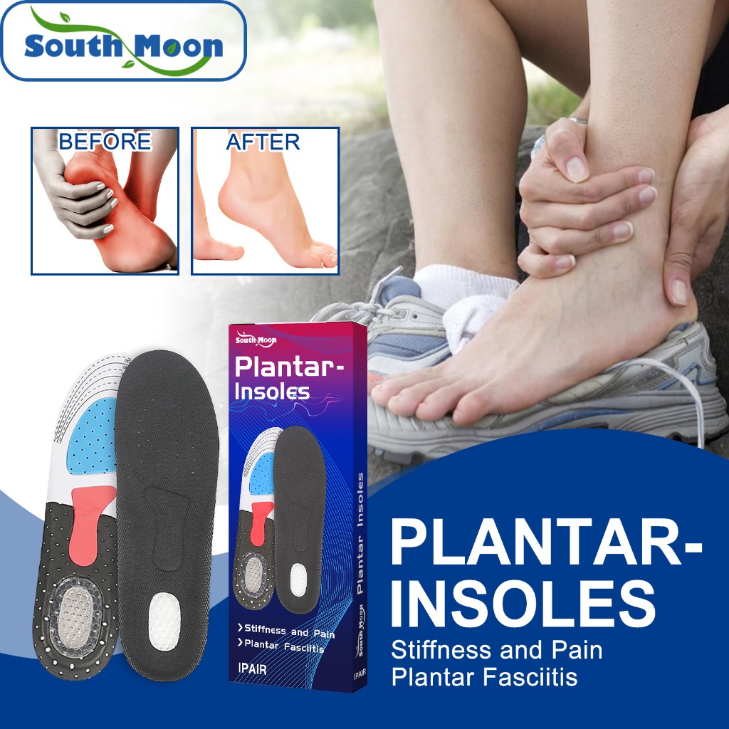 South Moon Plantar Insoles 1pair Sole Insole Relieve Soreness ...