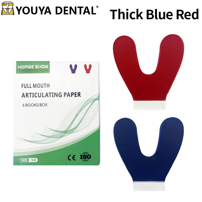 Full Mouth Y Shape Bite Paper Strips Articulation Occlusion Paper