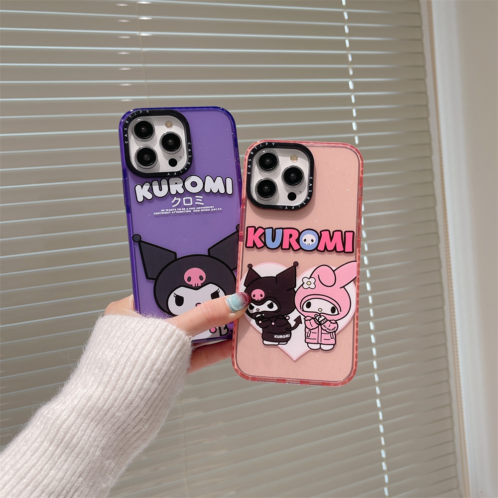 CASETiFY Glitter Shine Case For iPhone 14 15 Pro Max Cute Kuromi ...