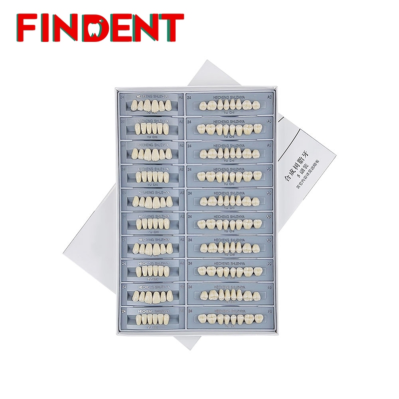 Dental 3-Set Acrylic Resin Denture Teeth – VITA Color A2, Upper & Lower, 84 Pieces 7 thumbnail image