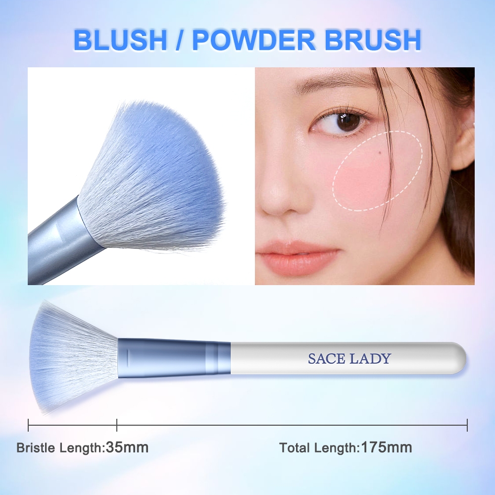 SACE LADY Barbie Make Up Brush Powder Eyeshadow Eyebrow Concealer ...