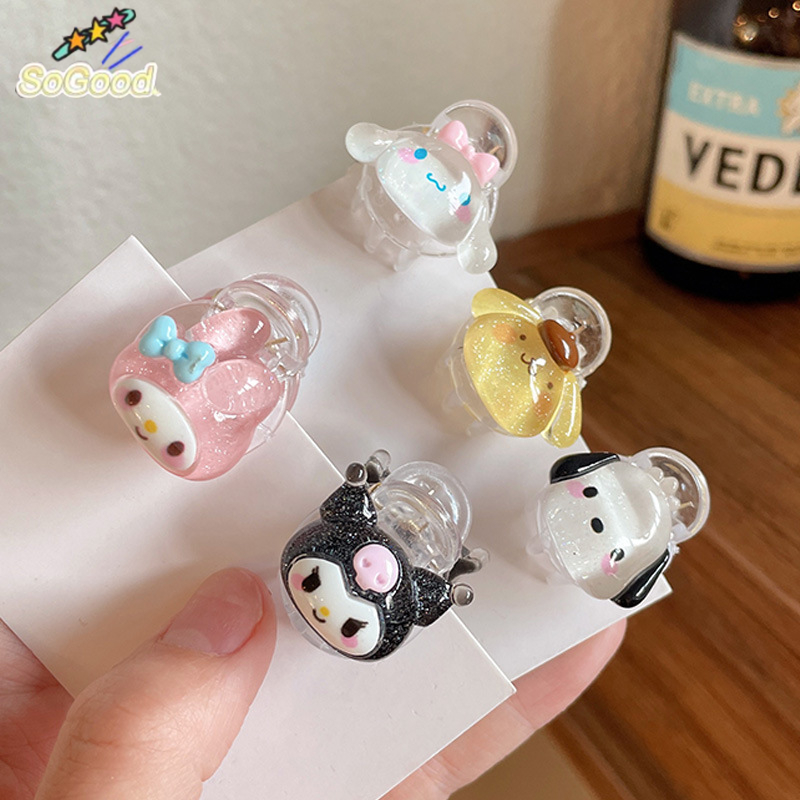 Small Catch Clip Cute Sweet Girl Heart Kulomi Cartoon Bangs Clip High ...