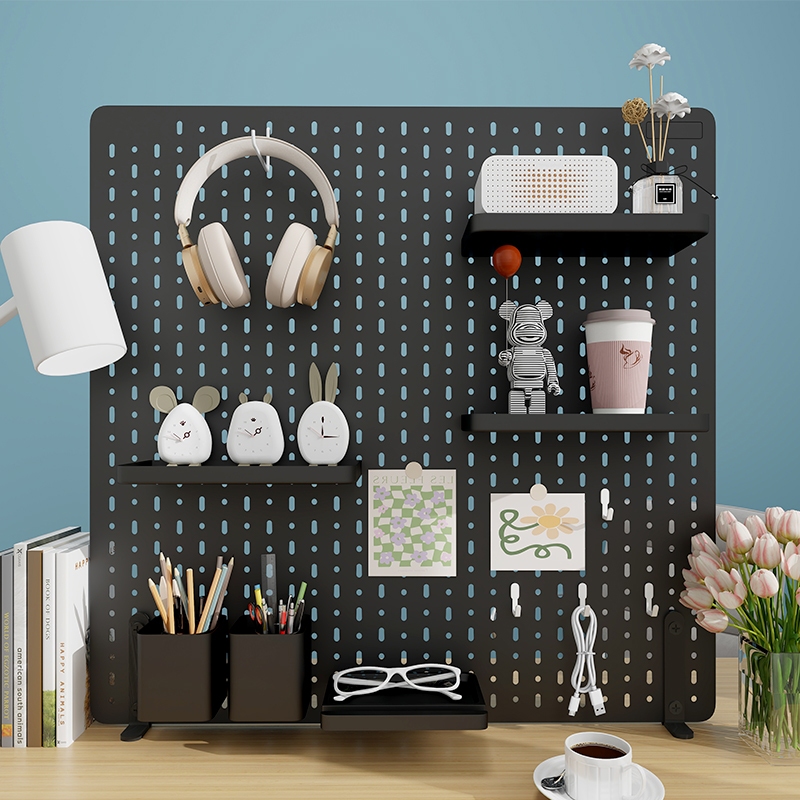 Pegboard Storage Fit Table Desk Organizer Wall Rack Skadis DIY ikea