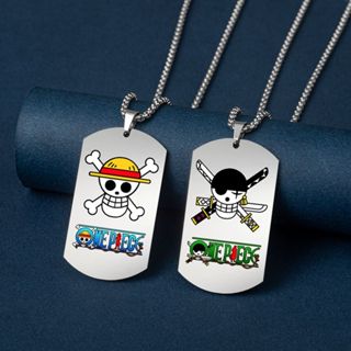 One Piece Devil Fruit Necklace Anime Metal 60cm