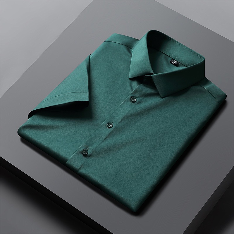 Cabin Fashion Premium Long Sleeve Dark Green Men's Shirt in Trendy for