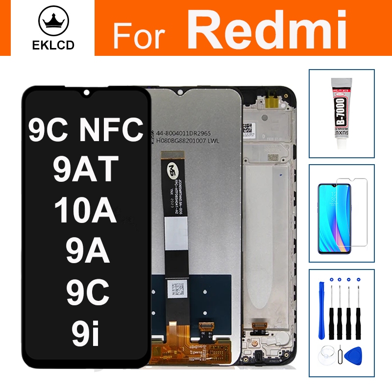 Original Lcd For Xiaomi Redmi 9a 9c Nfc 10a 9at 9i M2006c3lg Display Touch Screen Digitizer 6907