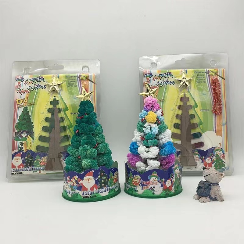 DIY Magic Growing Paper Crystals Tree Cherry Tree Magically Funny