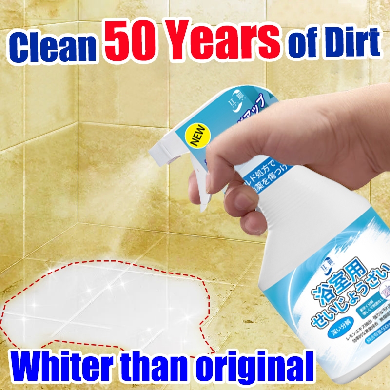 Clean 50 Years of Dirt DPP Bathroom cleaner tile stain removal Tiles
