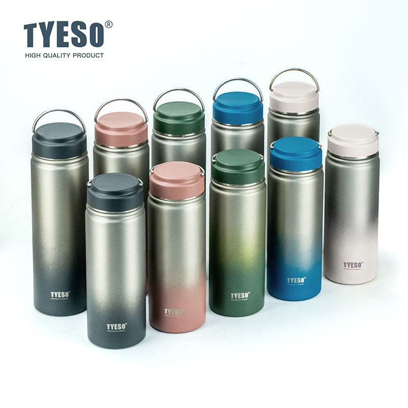 Original Tyeso Vacuum Flask Insulated Tumbler Hot And Cold Thermoflask