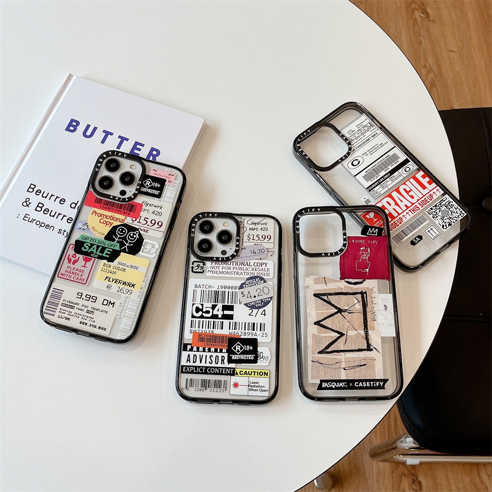 For iPhone 17 16 15 14 Pro Max Crown Sale Stickers Case for iPhone 13 12  Pro Max Hard PC Back Cover Case iPhone 15 Shockproof Case For iPhone 11  Clear