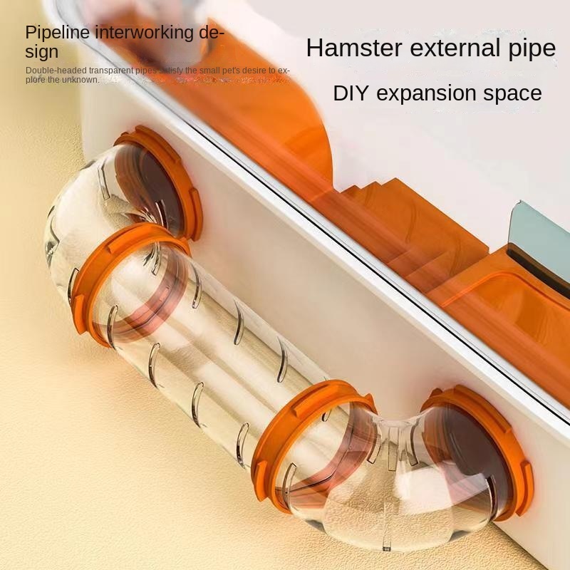Picture of Hamster Cage Fittings Expansion Parts Pipe Golden Wire Bear Cage Elbow ...