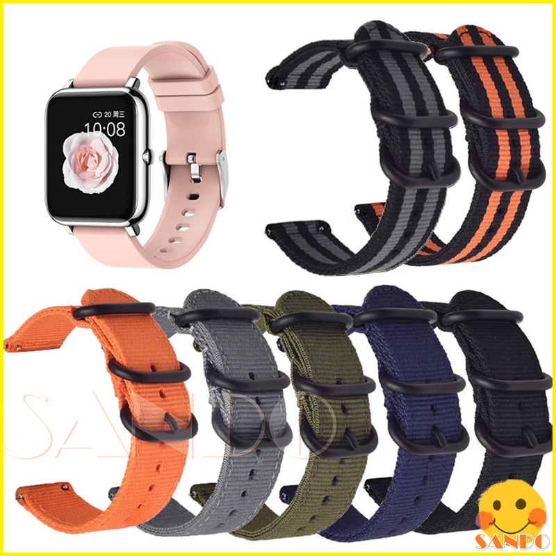 Hero Band III Hero Band 3 P22 Smart Watch Canvas Nylon woven fabric strap smartwatch replacement wristband band straps accessories