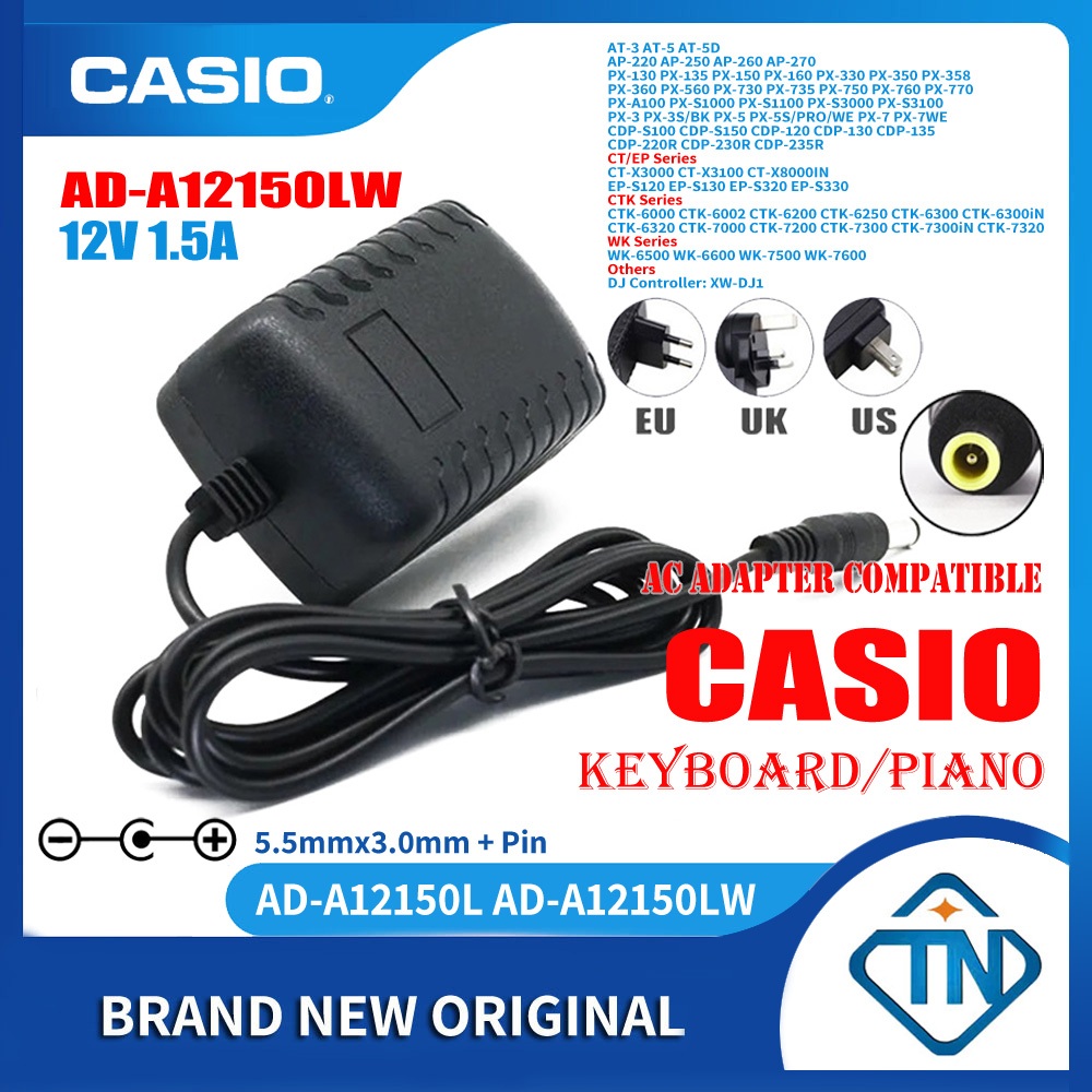 Casio ctk hotsell 7300in adapter