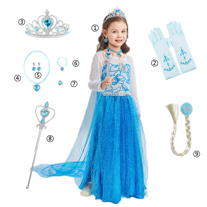 Elsa dress for 5 year old hotsell