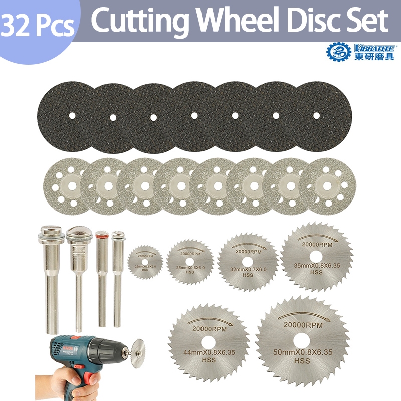 10 Diamond Cutting Wheels For Dremel Rotary Tool die grinder metal Cut Off  Disc