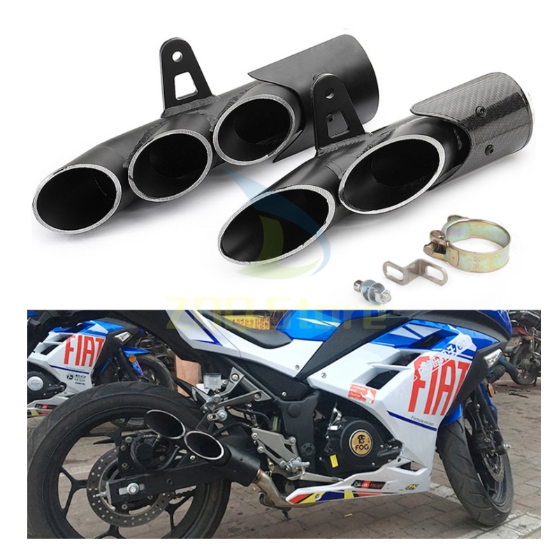 Universal 51mm Motorcycle Canister For Toce Modified Exhaust Muffler