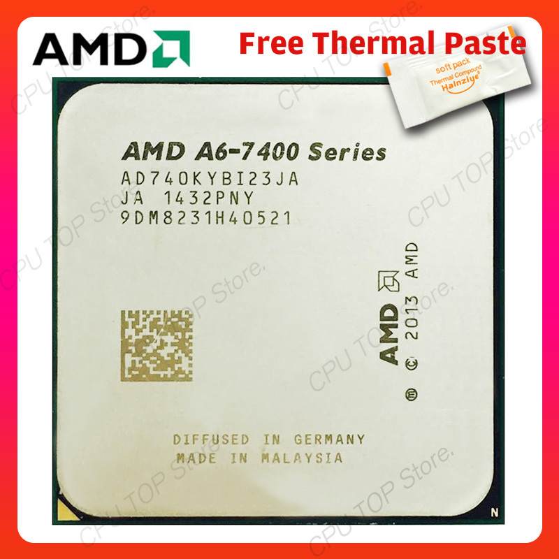 AMD A6 7400 A6 7400K A6 7400B 3.5G Dual-Core CPU Processor 65W ...