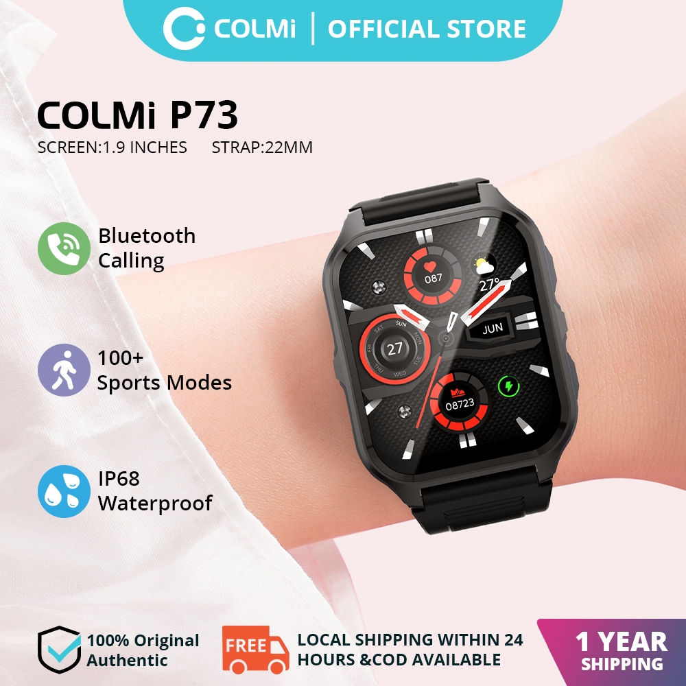 Colmi smartwatch waterproof wearable device heart rate monitor blood store pressure oxygen color display smart watch for android ios