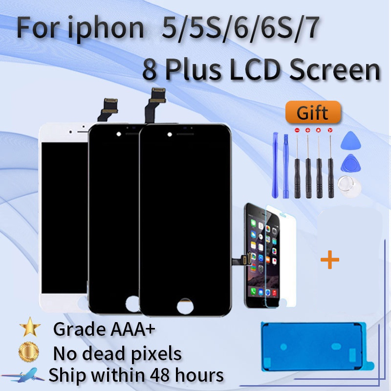 For IPhone LCD 5 5C SE 6 6S Plus 7 8 Plus 7 8 Plus Screen Digitizer ...