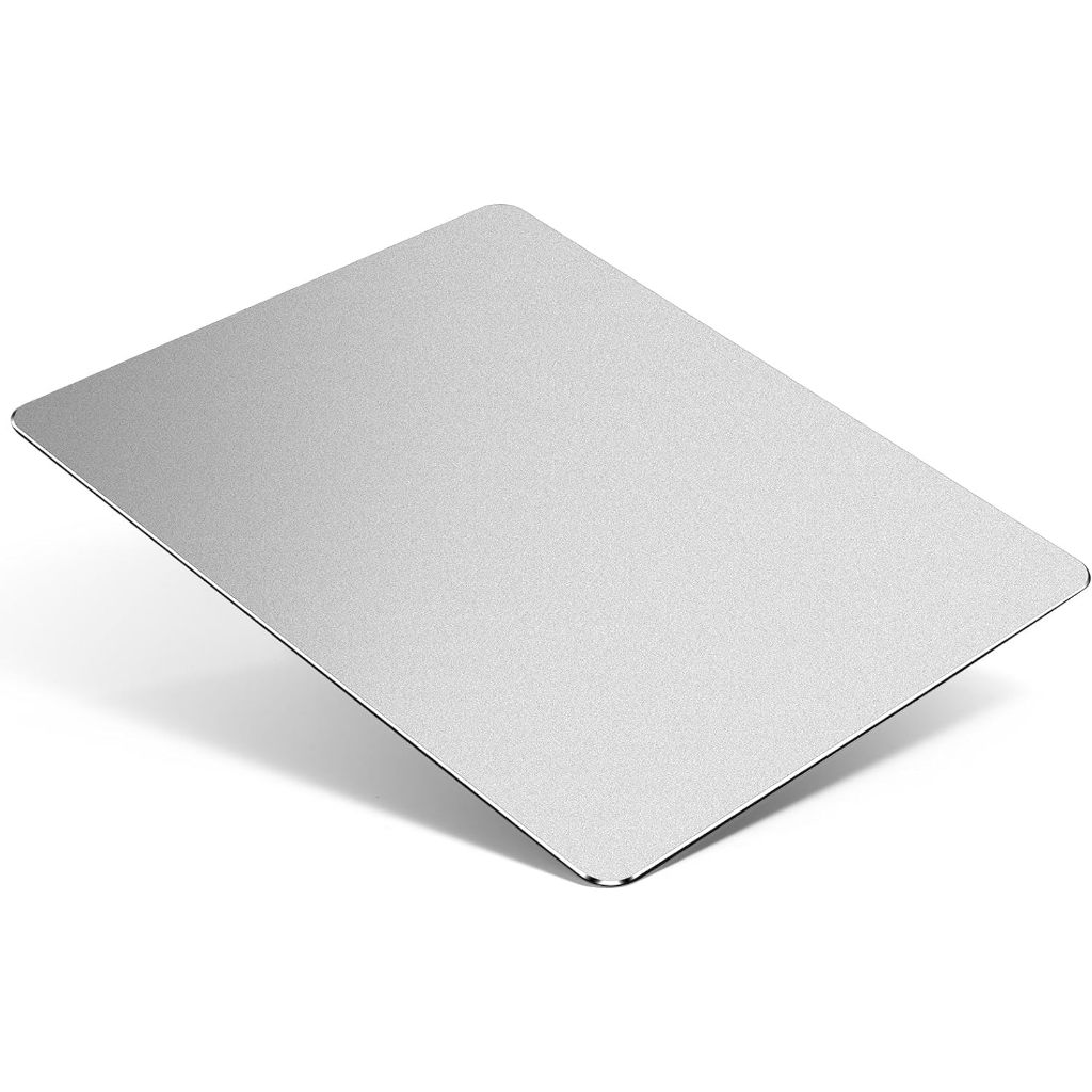Aluminum Mouse Pad with NonSlip Rubber Base and Micro Sand Blasting