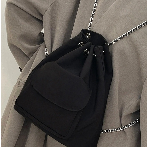 Free Gifts Women's bag Fashionable and minimalist Drawstring chain ...