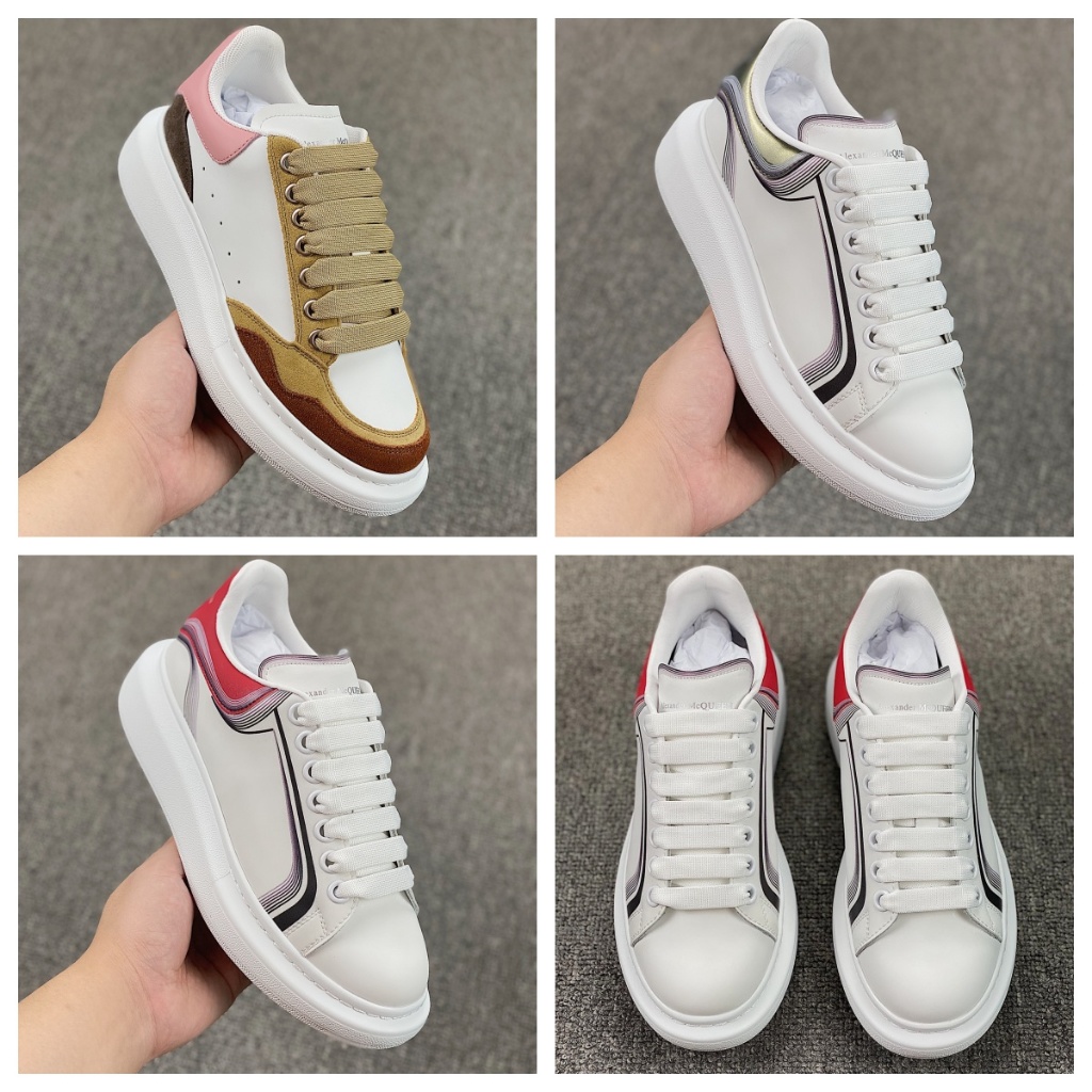 Alexander McQueen 2023 new MCQ Platform Add sneakers casual men's and women's shoelaces box