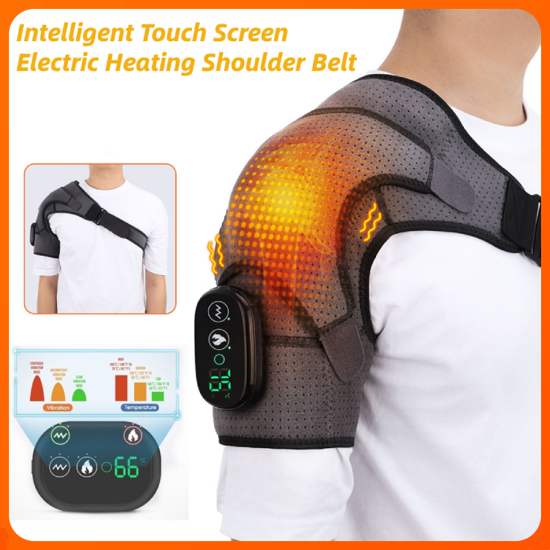 Hailicare Heated Shoulder Wrap With Massage Electric Massager Heating