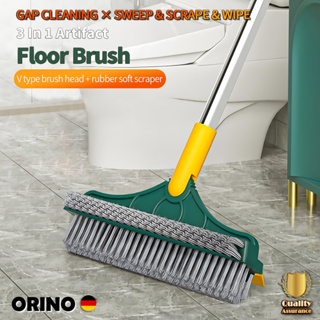 Crevice Cleaning Brush, 1 Cleaning Scrub Brush Scraping Floor Brush With  Handle Grout Brush Scratch V-shaped Hard Bristle Cleaning Brush, Bathroom  Corner Brush Cleaner, Window Track Cleaning Brush, Two Colors Available 