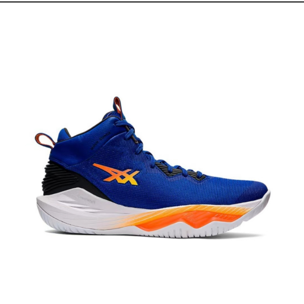 Asics Nova Surge 2 Anti slip and wear resistant high cut basketball shoes for men and women in indigo blue Shopee Philippines