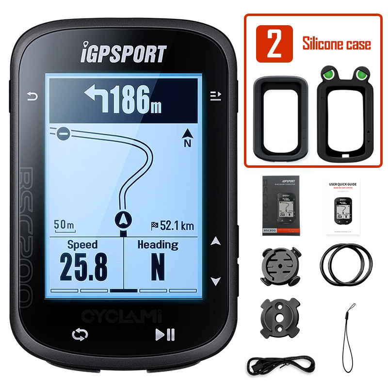 IGPSPORT BSC200 GPS Cycle bike Computer Wireless Speedometer Bicycle ...