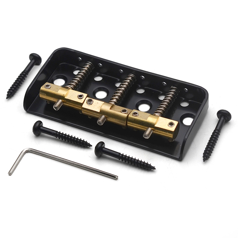 Short Guitar Bridge Dual Load Guitar Bridge with Cut-down Sides w ...