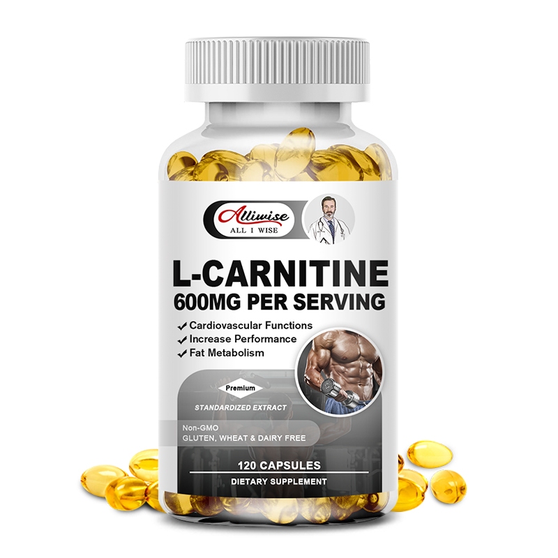 Alliwise LCarnitine 600mg Natural Energy Production, Supports Fat