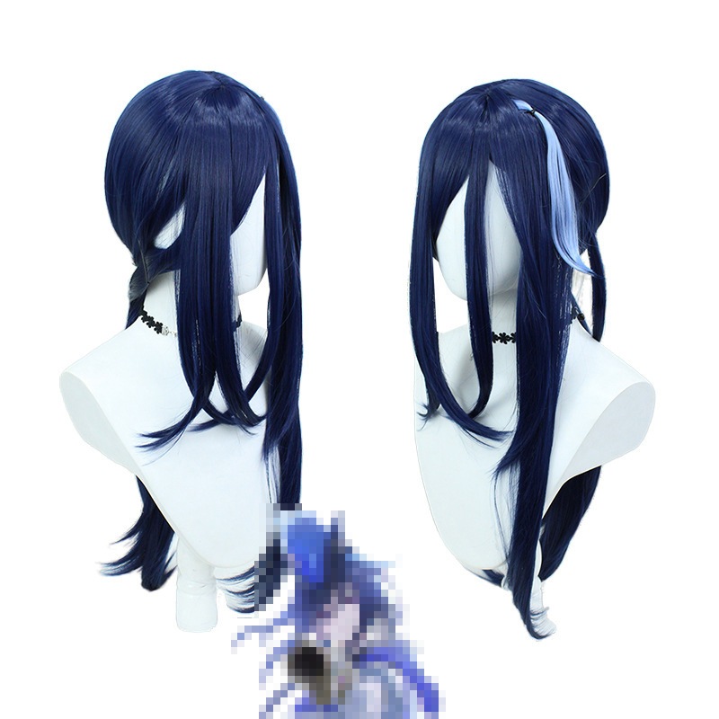 Genshin Impact Clorinde Cosplay Wig Fontaine Anime Game Women Cos Wigs