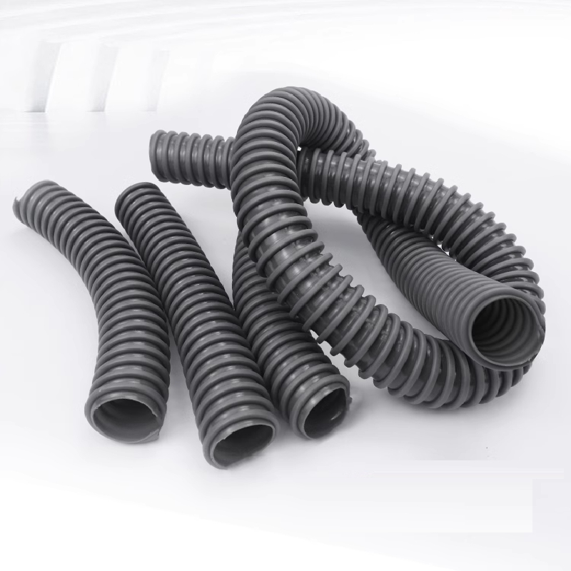 PD Plastic Rib Tube PVC Square Rib Tube Grey Bone Tube PD Vacuum Tube ...