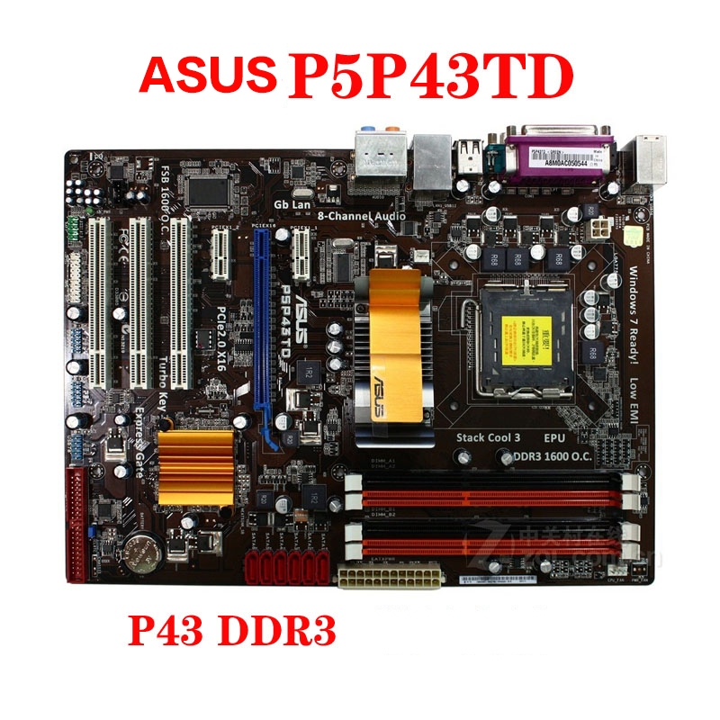 Asus P5P43TD PRO DDR3 motherboard 775 luxury motherboard P5P43T SI
