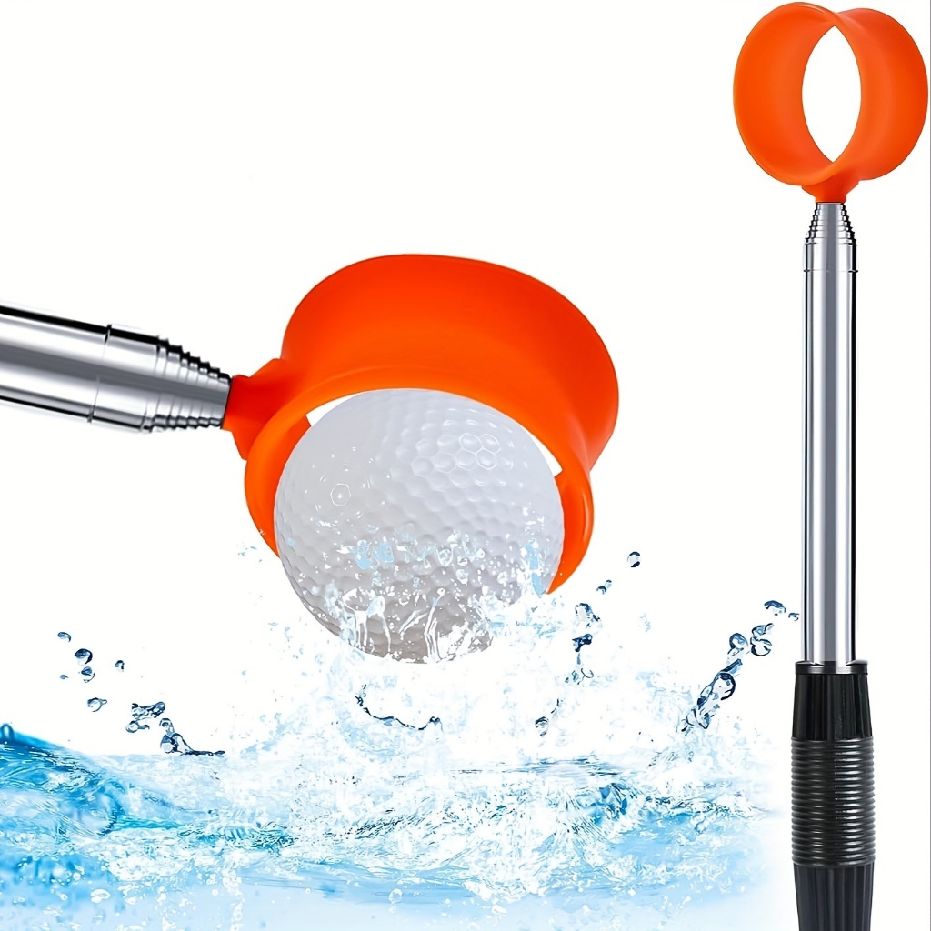 Golf Ball Retriever for Water Telescopic, 9Ft/12Ft Stainless Steel Ball