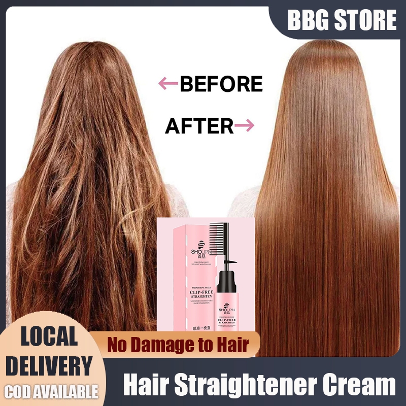BBG Hair Straightener Comb Hair Straightening Cream 268ML Does Not Hurt