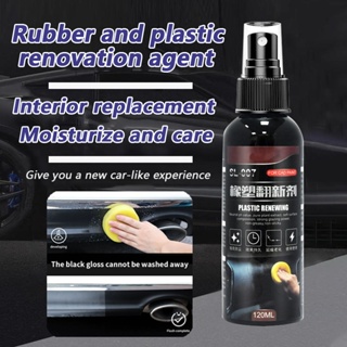 Car Plastic Trim Restorer Exterior Rubber Parts Renovator Aivc Back To  Black Shine Coating Polish Repair Spray Car Detailing