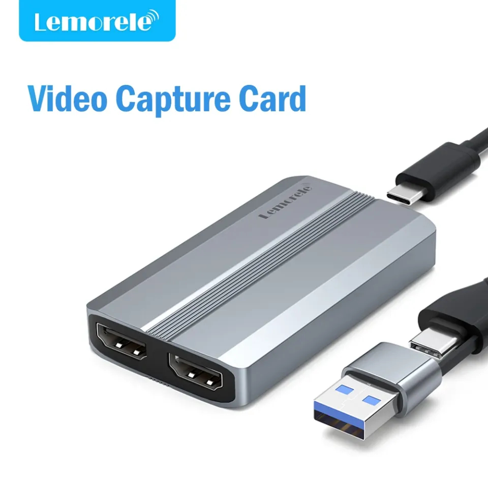 Lemorele AC06 Video Capture Card HDMI Compatible Input 4k 30hz Output ...
