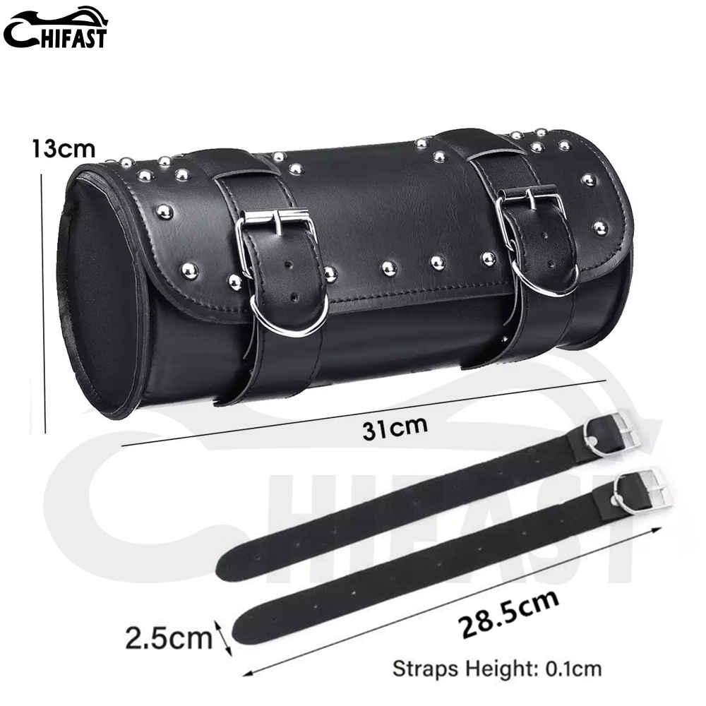HIFAST Motorcycle Universal Tool Bag/ PU Leather Tool Bag Motorcycle ...