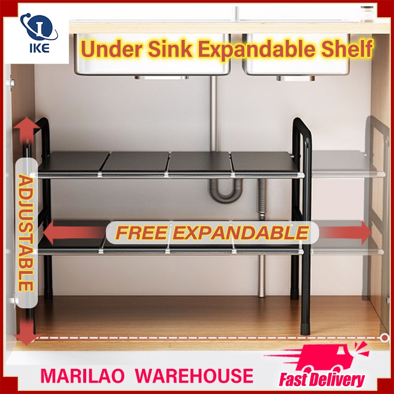 Kitchen Racks Under Sink Organizer Rack Adjustable Kitchen Expandable
