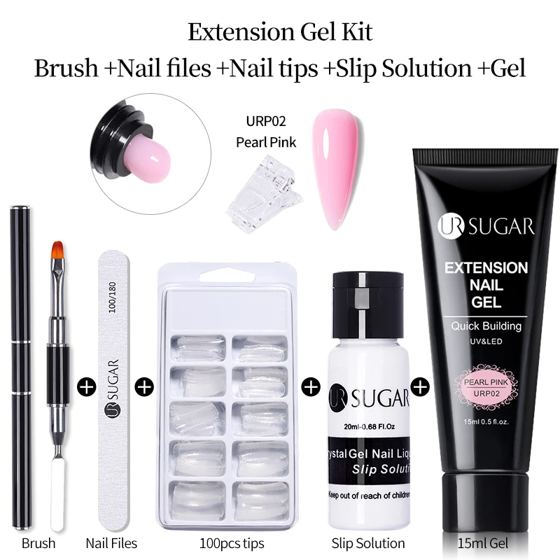 Quick Extension Gel cheapest Crystal Gel Nail Set